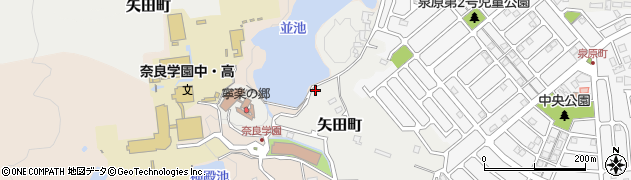 奈良県大和郡山市矢田町6072-8周辺の地図