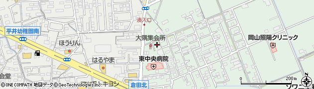 岡山県岡山市中区倉田668周辺の地図