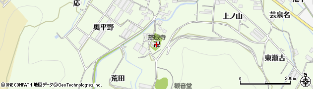 愛知県田原市石神町西上ノ山8周辺の地図