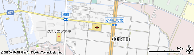 ダイソーオークワ三雲店周辺の地図