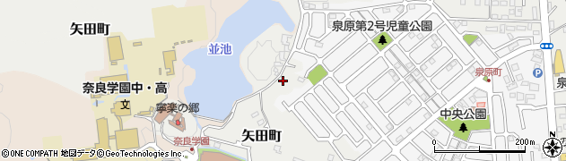 奈良県大和郡山市矢田町6118周辺の地図