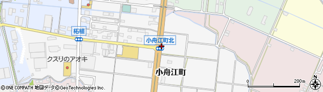 小舟江北周辺の地図