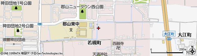 奈良県大和郡山市若槻町79周辺の地図