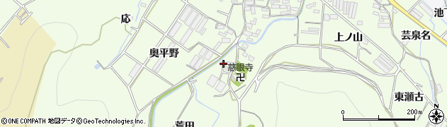 愛知県田原市石神町西上ノ山1周辺の地図