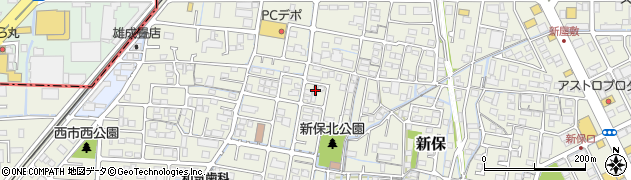 岡山県岡山市南区新保1323周辺の地図