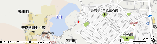奈良県大和郡山市矢田町6119-10周辺の地図