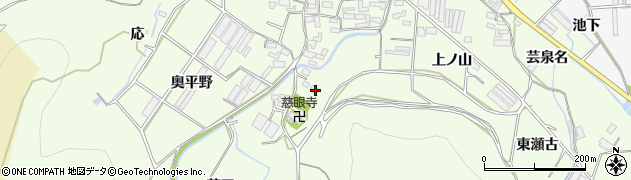 愛知県田原市石神町西上ノ山12周辺の地図