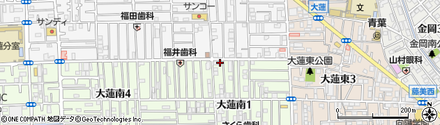 白十字薬局周辺の地図