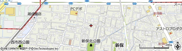 岡山県岡山市南区新保857周辺の地図