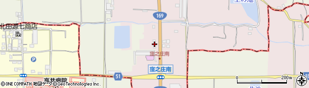 奈良県奈良市窪之庄町76周辺の地図