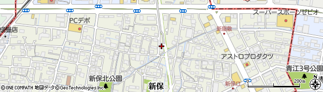 岡山県岡山市南区新保1603周辺の地図