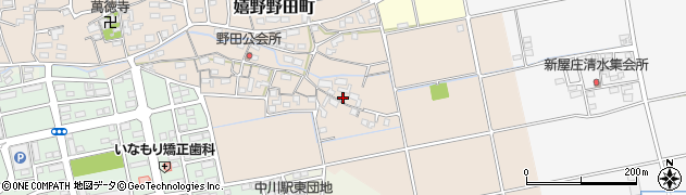 三重県松阪市嬉野野田町周辺の地図