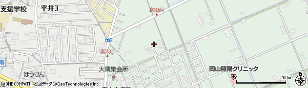 岡山県岡山市中区倉田715周辺の地図