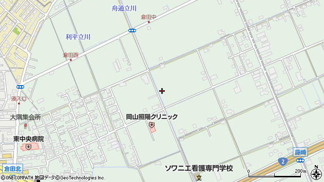〒703-8265 岡山県岡山市中区倉田の地図