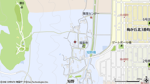 〒518-0738 三重県名張市短野の地図