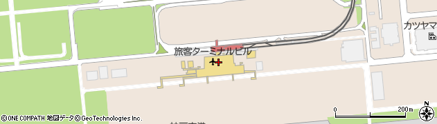 Ｆレンタカー神戸空港カウンター周辺の地図