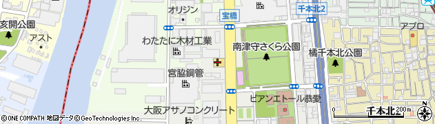 かっぱ寿司 南津守店周辺の地図
