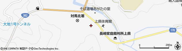 長崎県対馬市上県町佐須奈608周辺の地図