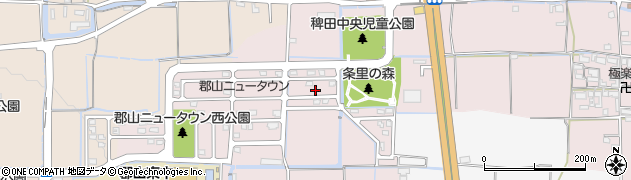 奈良県大和郡山市若槻町14周辺の地図