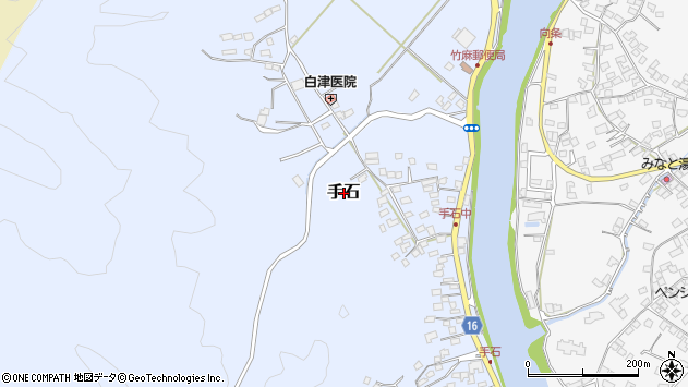 〒415-0153 静岡県賀茂郡南伊豆町手石の地図