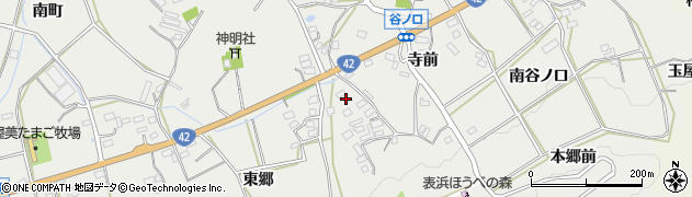 愛知県田原市南神戸町南中島105周辺の地図