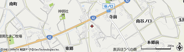 愛知県田原市南神戸町南中島周辺の地図