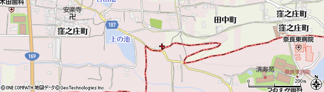 奈良県奈良市窪之庄町217周辺の地図