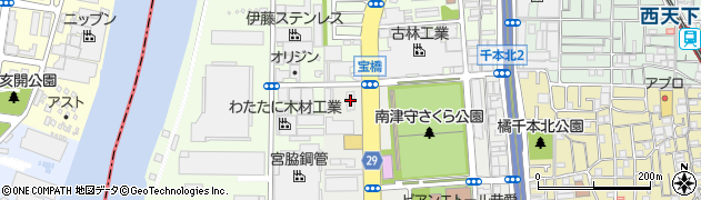 丸大フードＭＦ大阪営業所周辺の地図