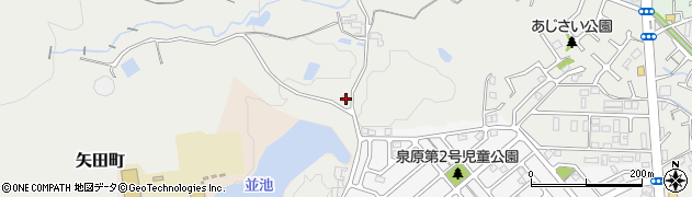 奈良県大和郡山市矢田町5957周辺の地図