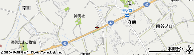 愛知県田原市南神戸町南中島98周辺の地図