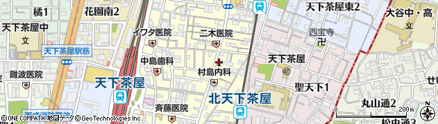 セブンイレブン大阪天下茶屋２丁目店周辺の地図