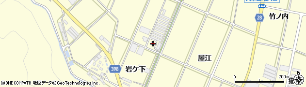 愛知県田原市高松町岩ケ下18-2周辺の地図