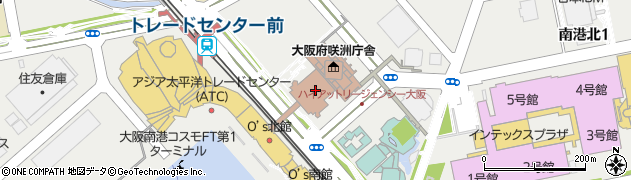 大阪府庁　府民文化部都市魅力創造局国際課周辺の地図