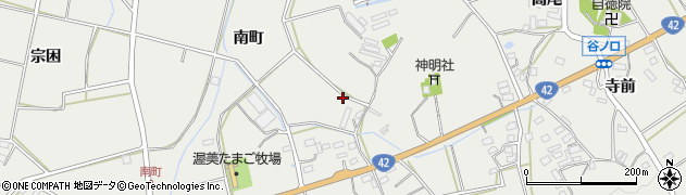愛知県田原市南神戸町周辺の地図