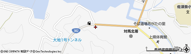 長崎県対馬市上県町佐須奈537周辺の地図