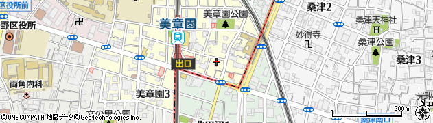 大阪ガスサービスショップエスタ周辺の地図