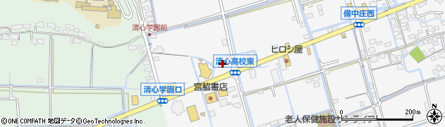 マクドナルド倉敷中庄店周辺の地図