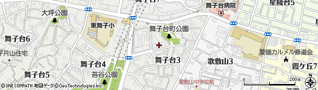 東舞子住宅周辺の地図