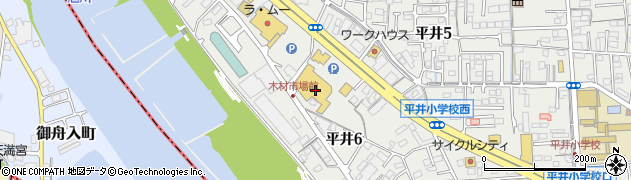 株式会社タイム　タイム平井店周辺の地図