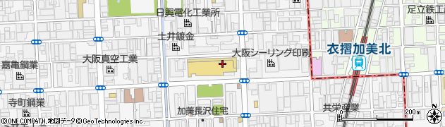 ペットプラザ平野加美北店周辺の地図