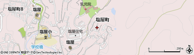 兵庫県神戸市垂水区塩屋町（南谷）周辺の地図