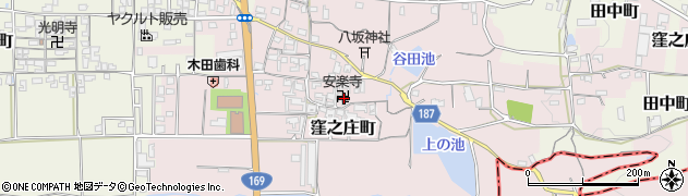 奈良県奈良市窪之庄町307周辺の地図