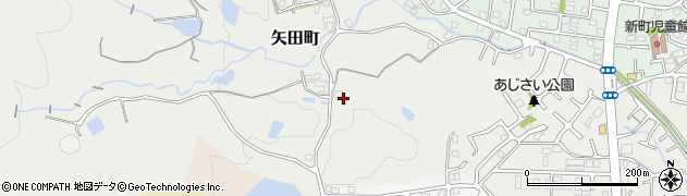 奈良県大和郡山市矢田町5749周辺の地図