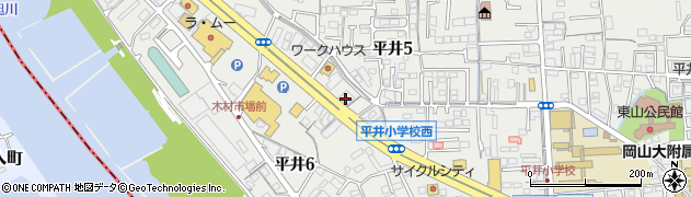 株式会社山陽メディアサプライズ　ドコモショップ平井店周辺の地図