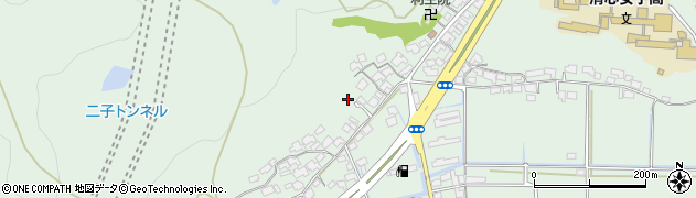 岡山県倉敷市二子周辺の地図