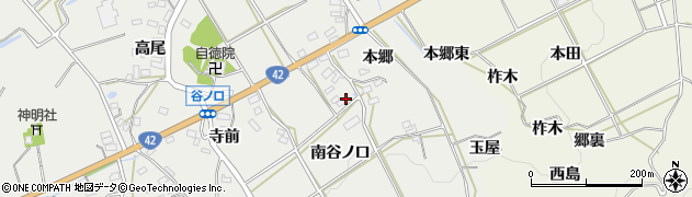 愛知県田原市南神戸町本郷34周辺の地図