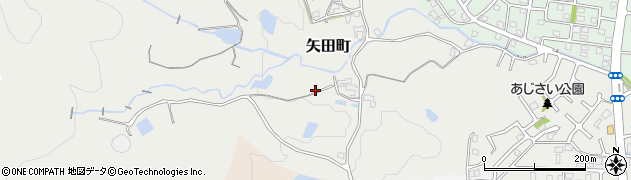 奈良県大和郡山市矢田町7204周辺の地図