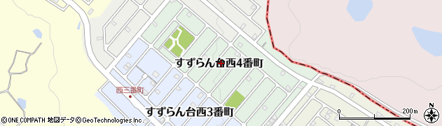三重県名張市すずらん台西４番町124周辺の地図