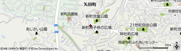 奈良県大和郡山市矢田町5512-34周辺の地図