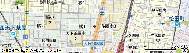 アースサポート大阪西成周辺の地図